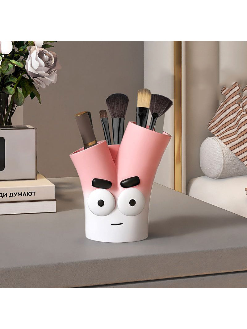 Whimsical Pen Holder - Cartoon Dolls Office Desk Organizer,Creative Gifts