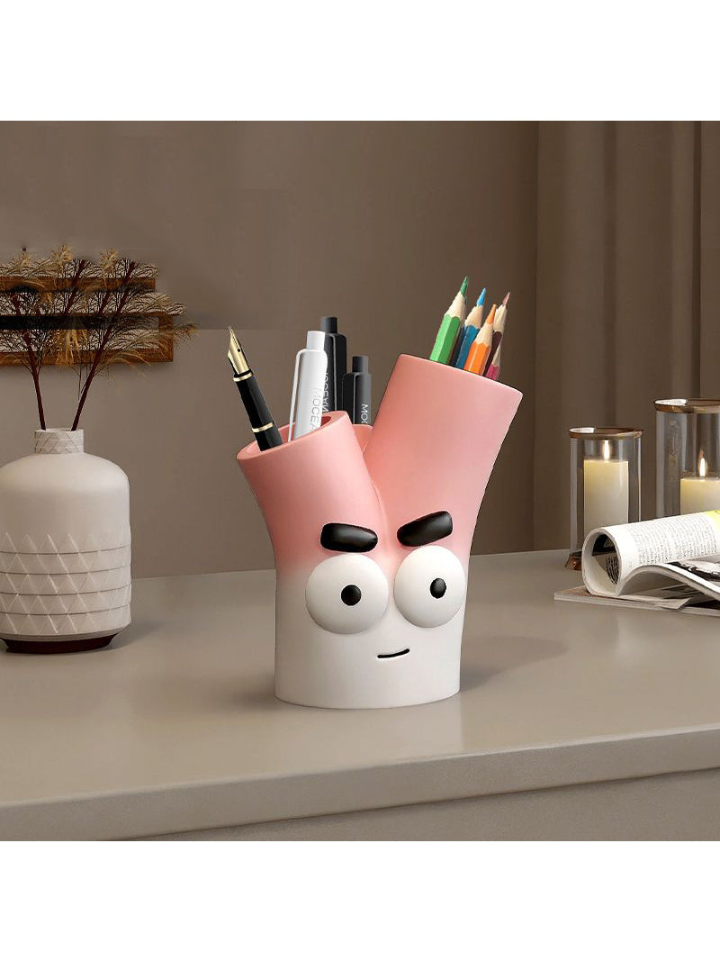 Whimsical Pen Holder - Cartoon Dolls Office Desk Organizer,Creative Gifts