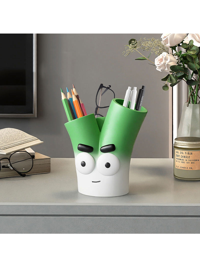 Whimsical Pen Holder - Cartoon Dolls Office Desk Organizer,Creative Gifts
