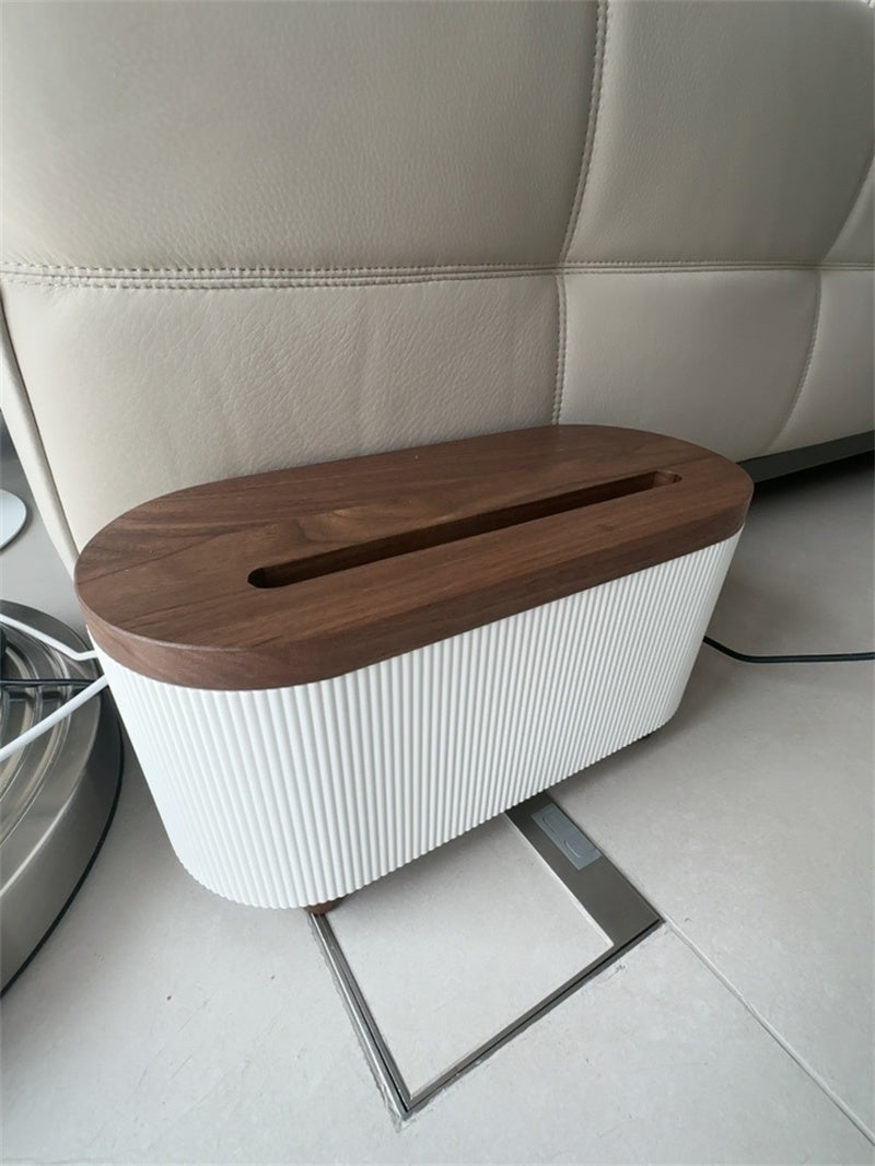Wooden Charging Station Organizer – Smartphone, Tablet, Smartwatch & Earbud Dock
