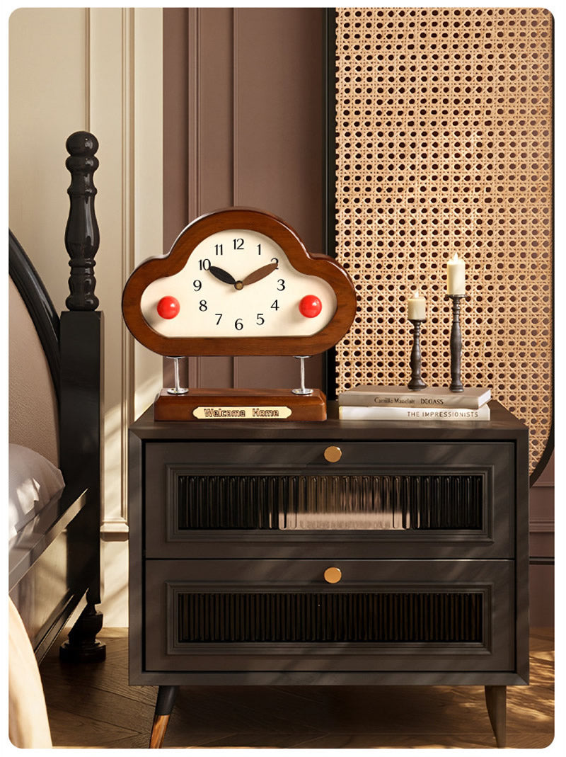 Exquisite Cloud-Shaped Desk Clock Silent Non-Ticking Table Clock  for Home Decor Gift