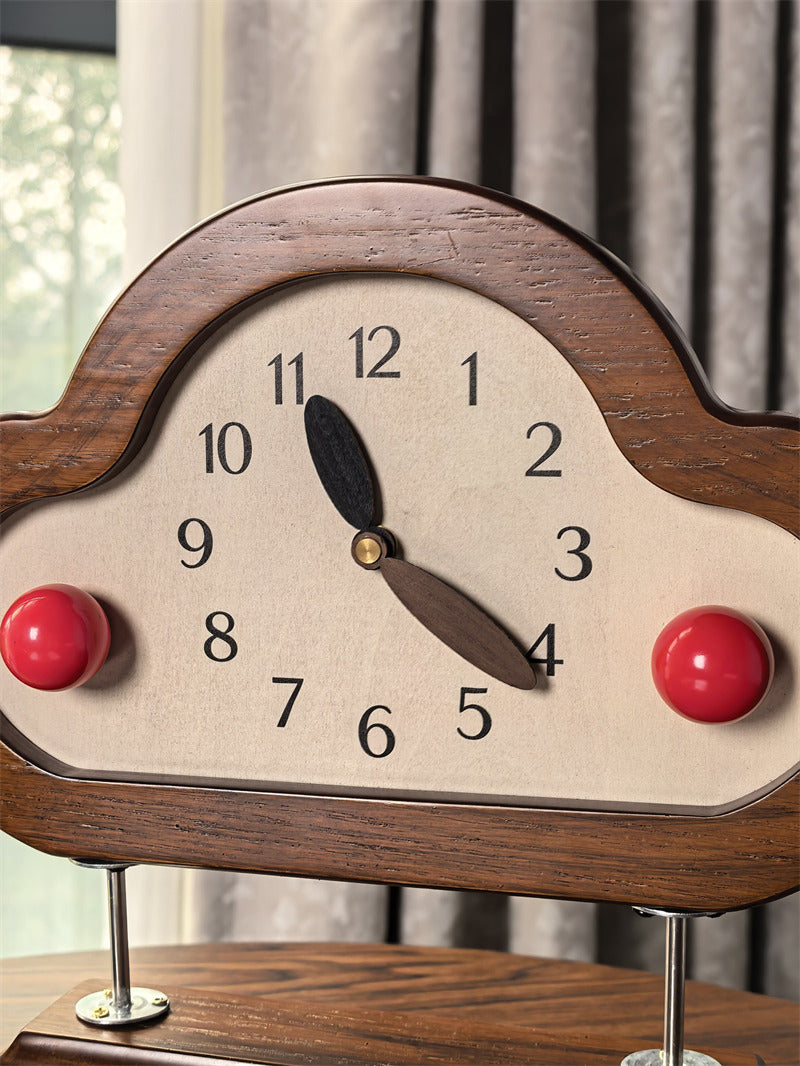Exquisite Cloud-Shaped Desk Clock Silent Non-Ticking Table Clock  for Home Decor Gift